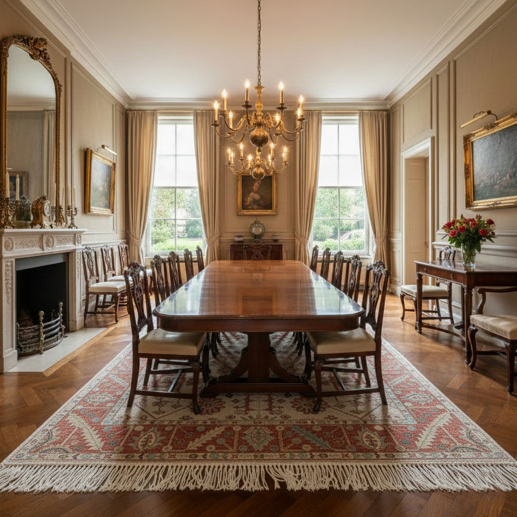 NARELONA - Hand Knotted Oushak Carpet